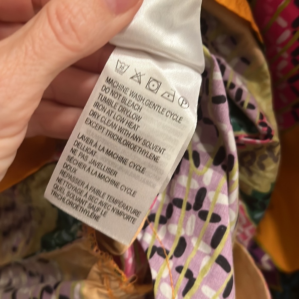 Farm Rio colorful belted dress XS - Picture 8 of 9